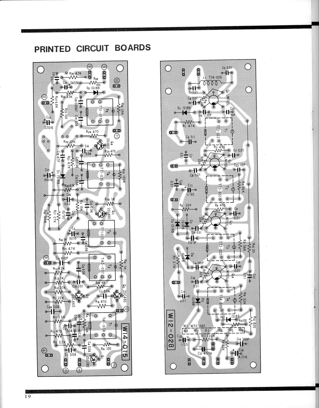 Pioneer SX-9000 service manual Printedcircuitboards 