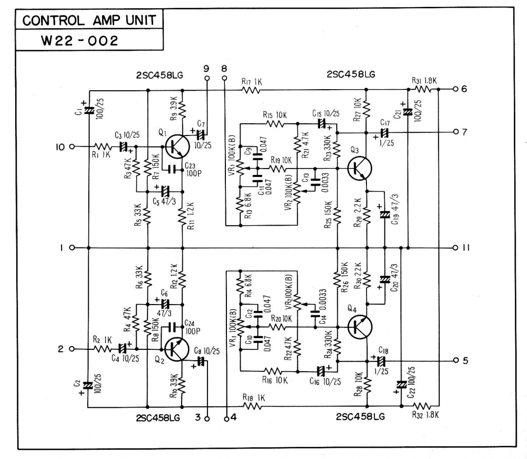 Pioneer SX-9000 service manual w 2 2 - O O, Controlampunit 