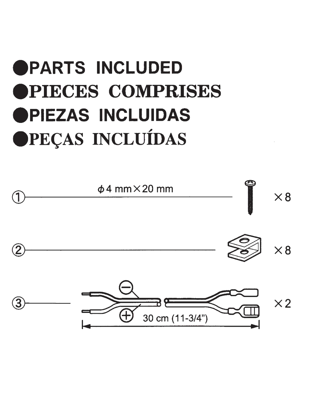 Pioneer TS-A1675R specifications Pieces Comprises 