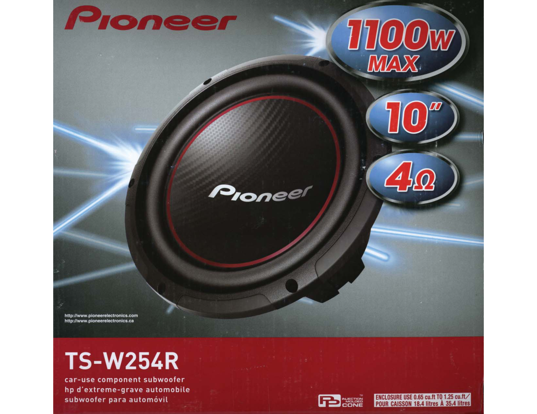 Pioneer TS-W304R instruction manual 