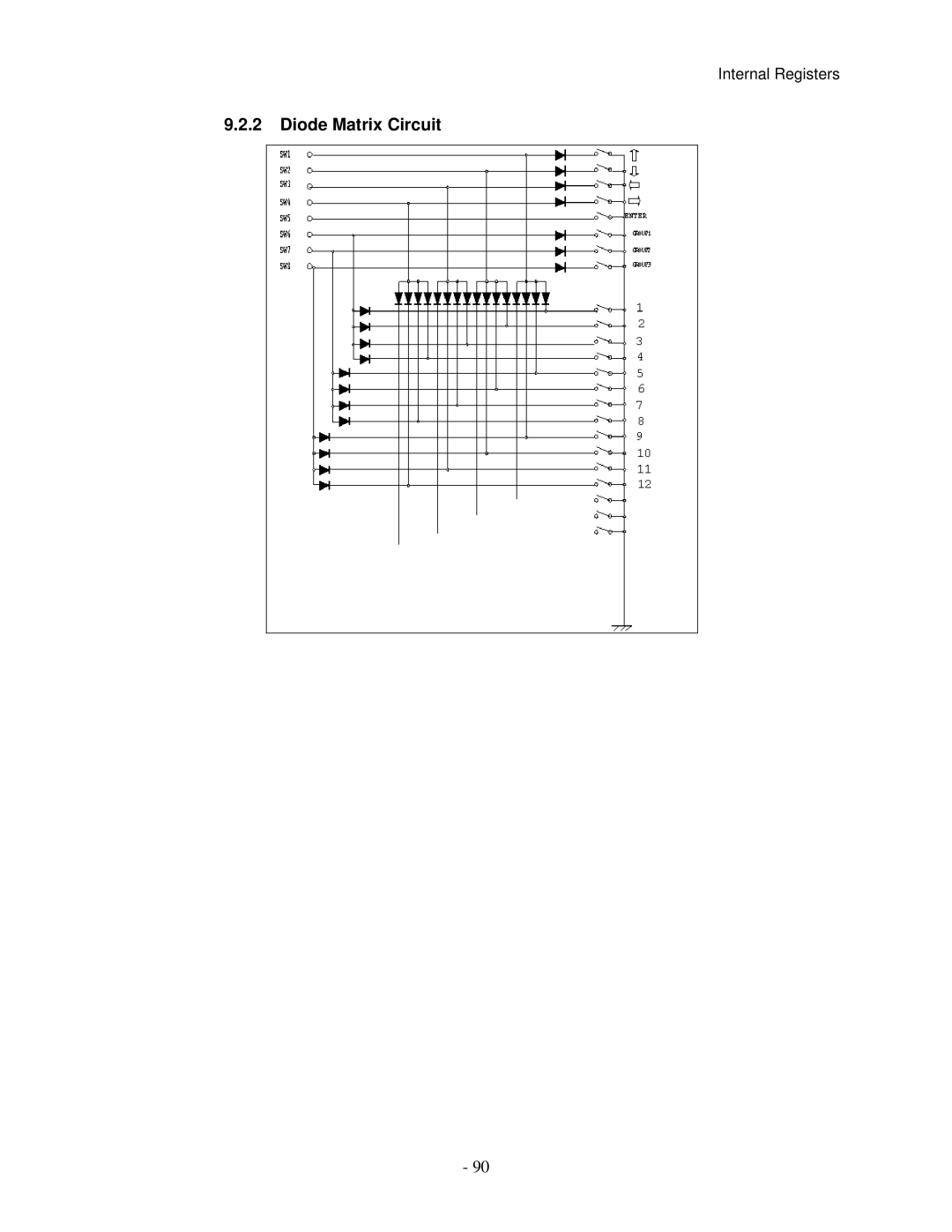 Pioneer V8000 manual Diode Matrix Circuit 