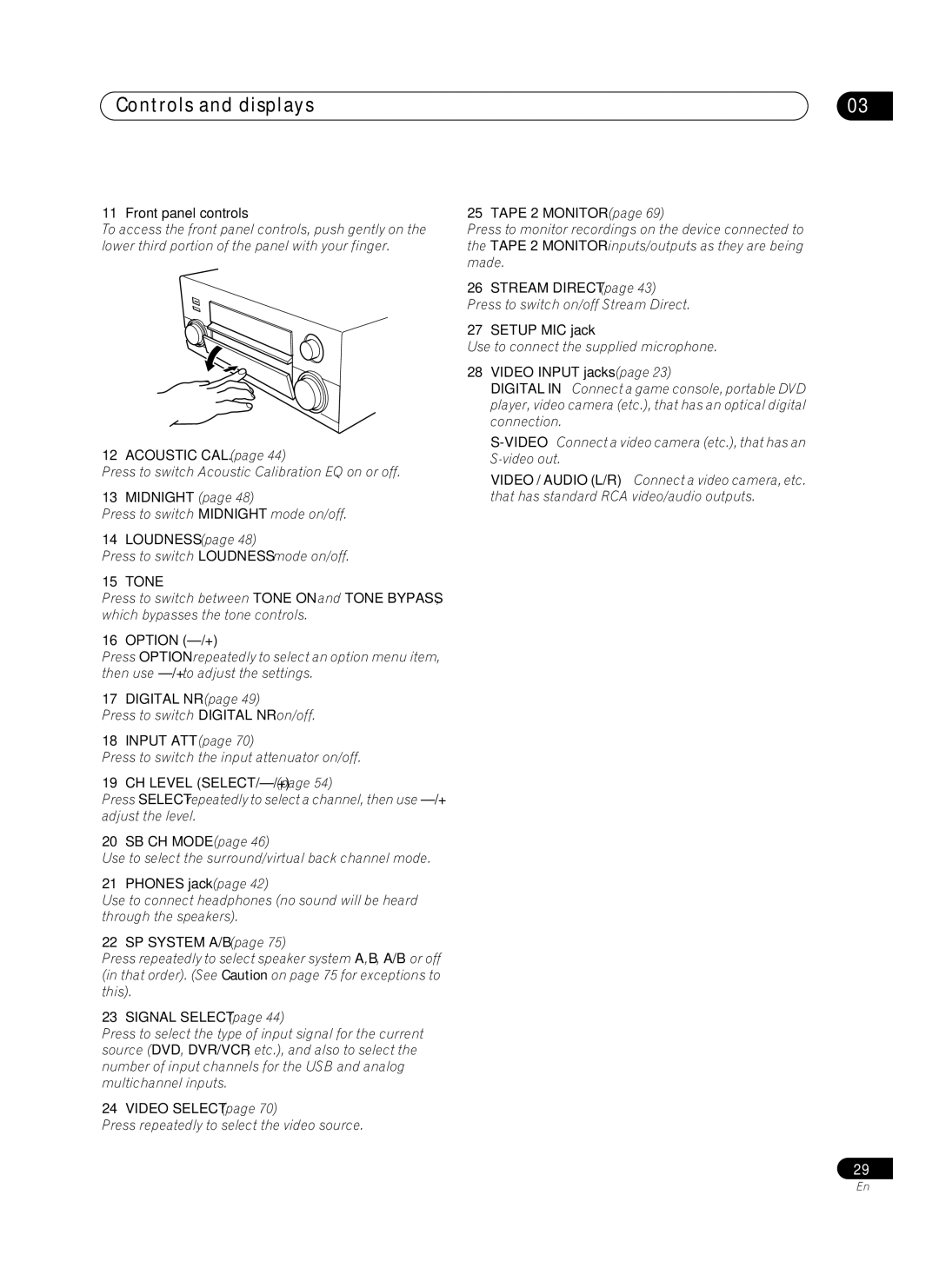 Pioneer VSA-AX10Ai manual Tone 