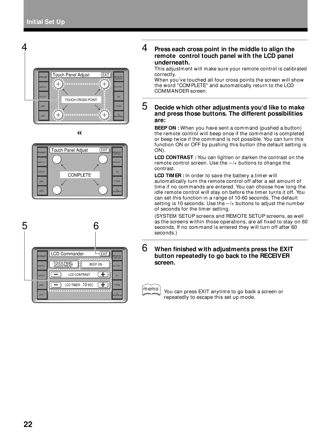 Pioneer VSX-29TX manual Initial Set Up 