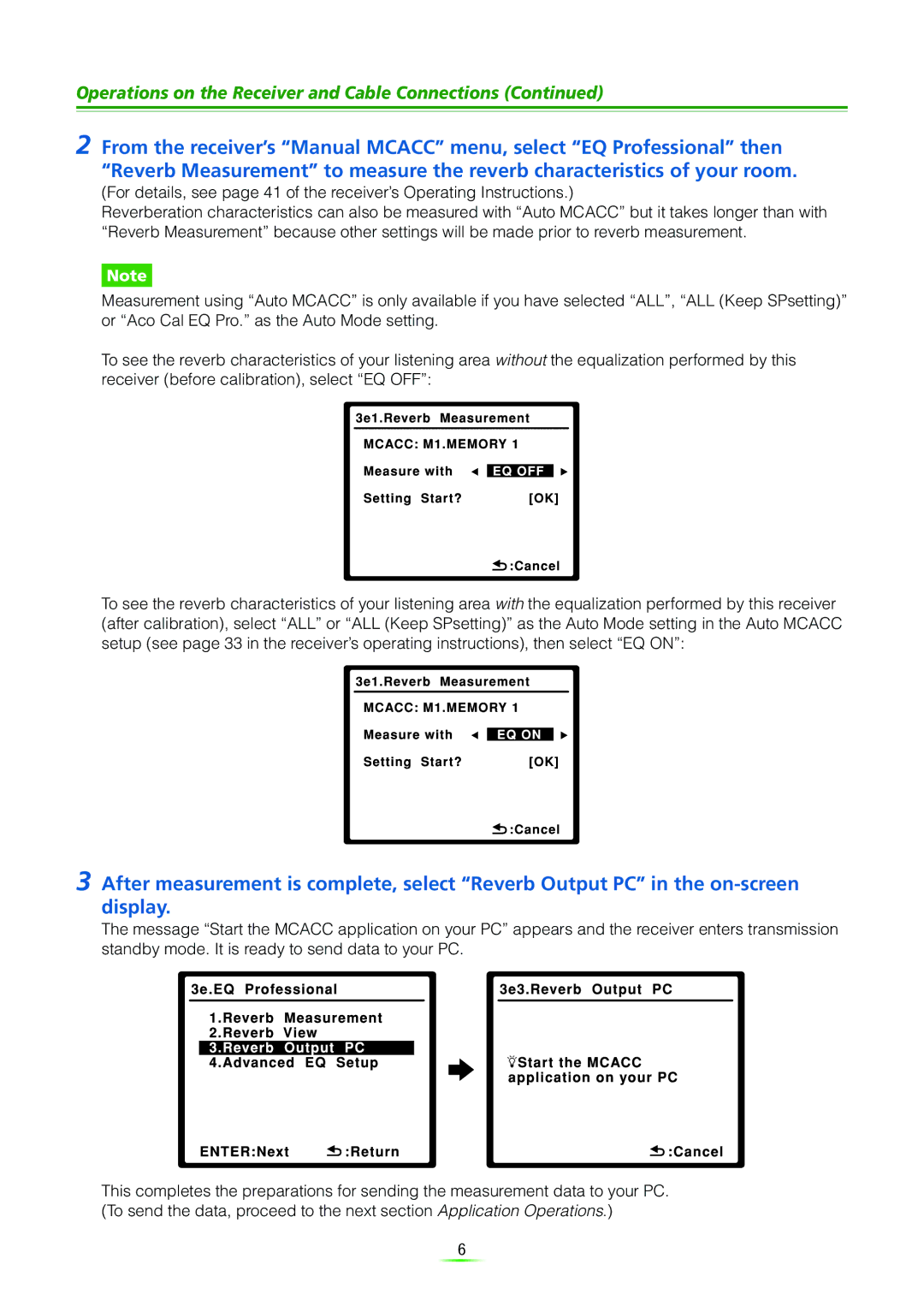 Pioneer VSX-9120TXH-K manual Operations on the Receiver and Cable Connections 