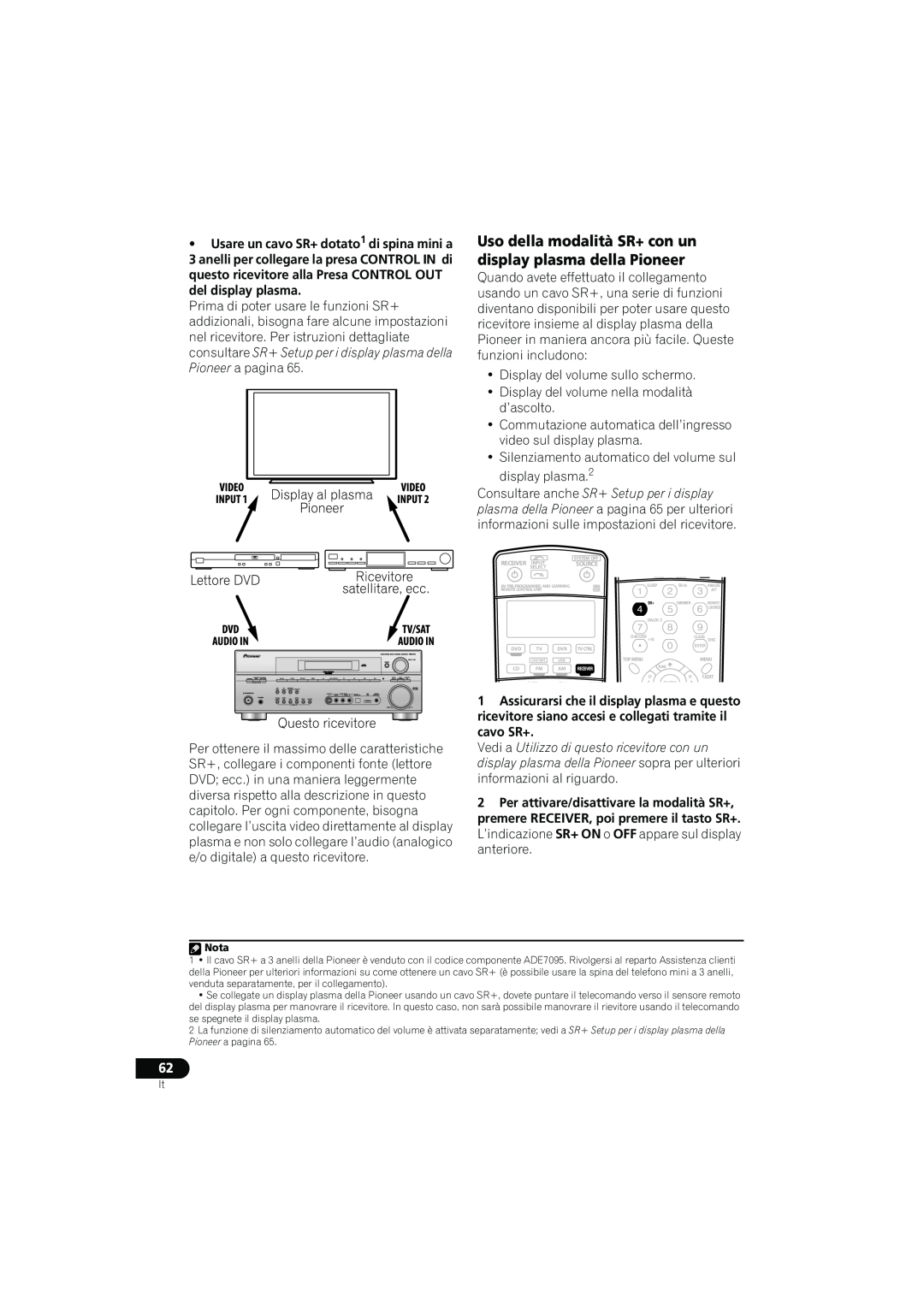 Pioneer VSX-916-S, VSX-916-K operating instructions •Display del volume sullo schermo 