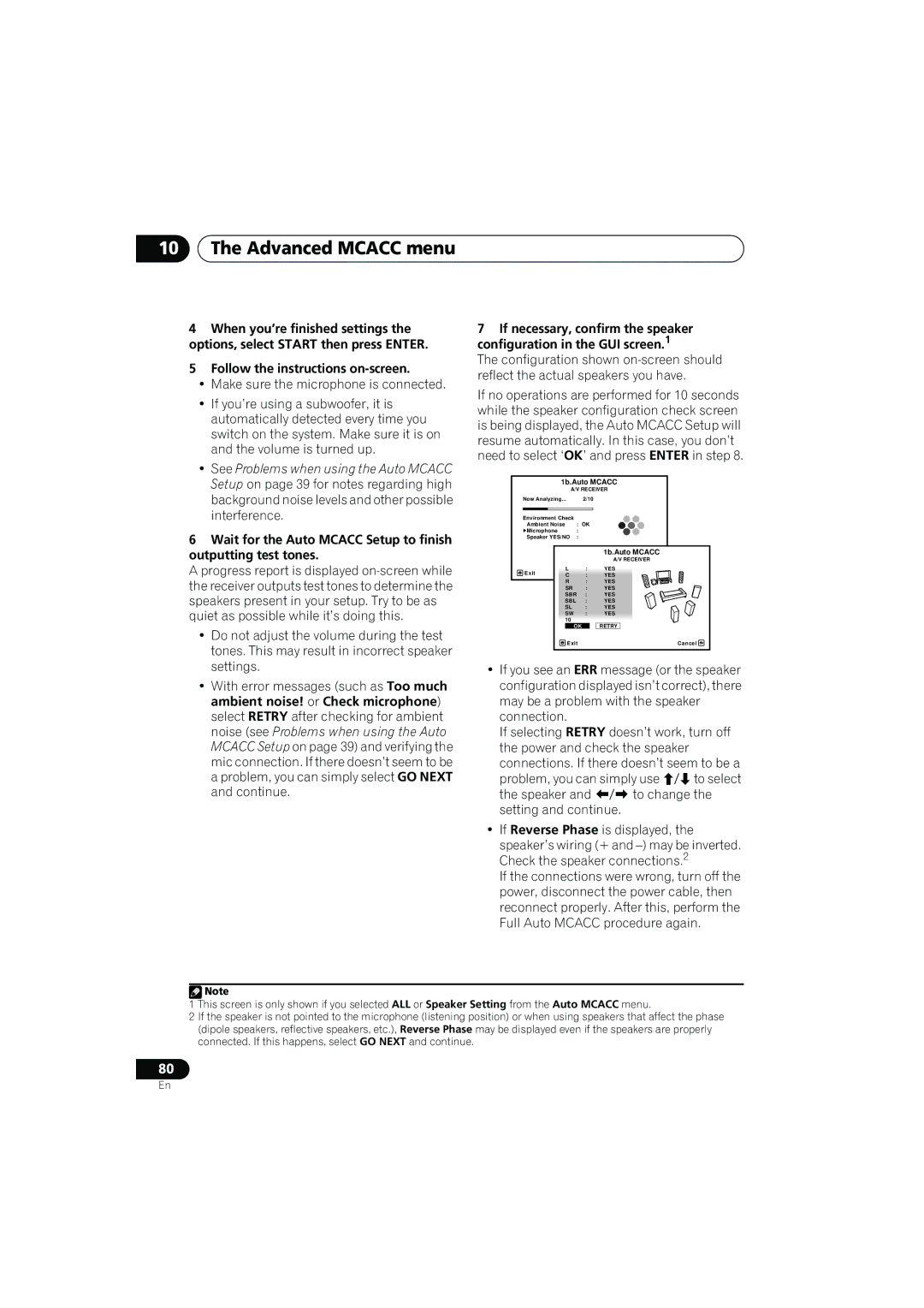 Pioneer VSX-919AH-K manual Follow the instructions on-screen 