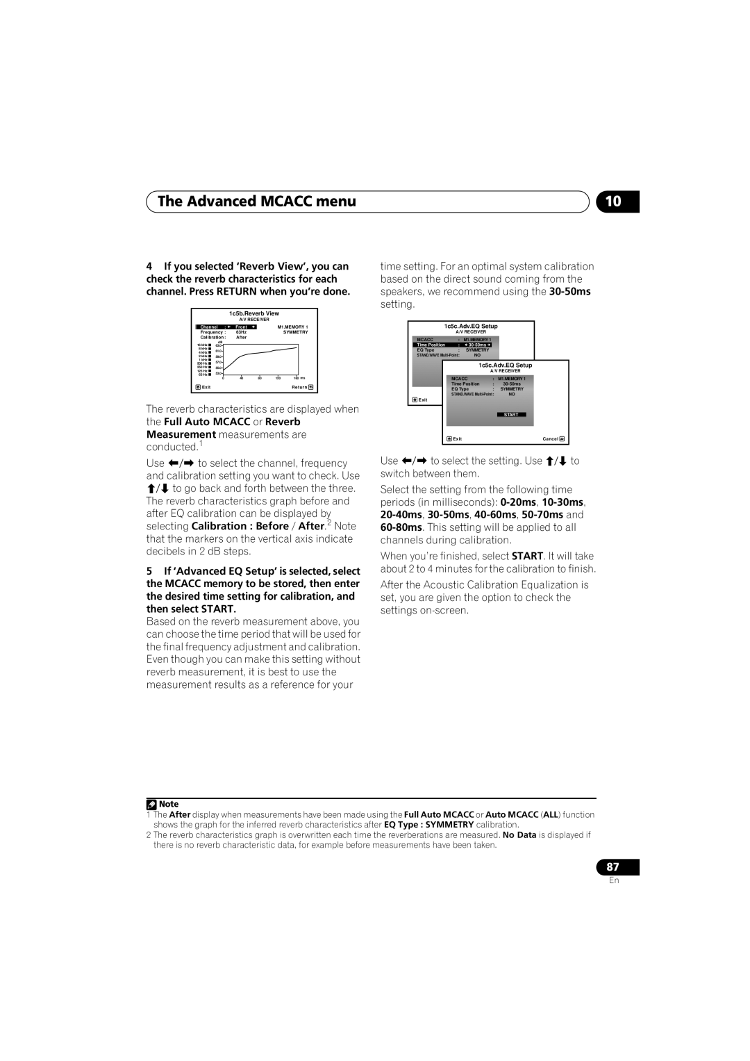 Pioneer VSX-919AH-S manual 1c5c.Adv.EQ Setup 