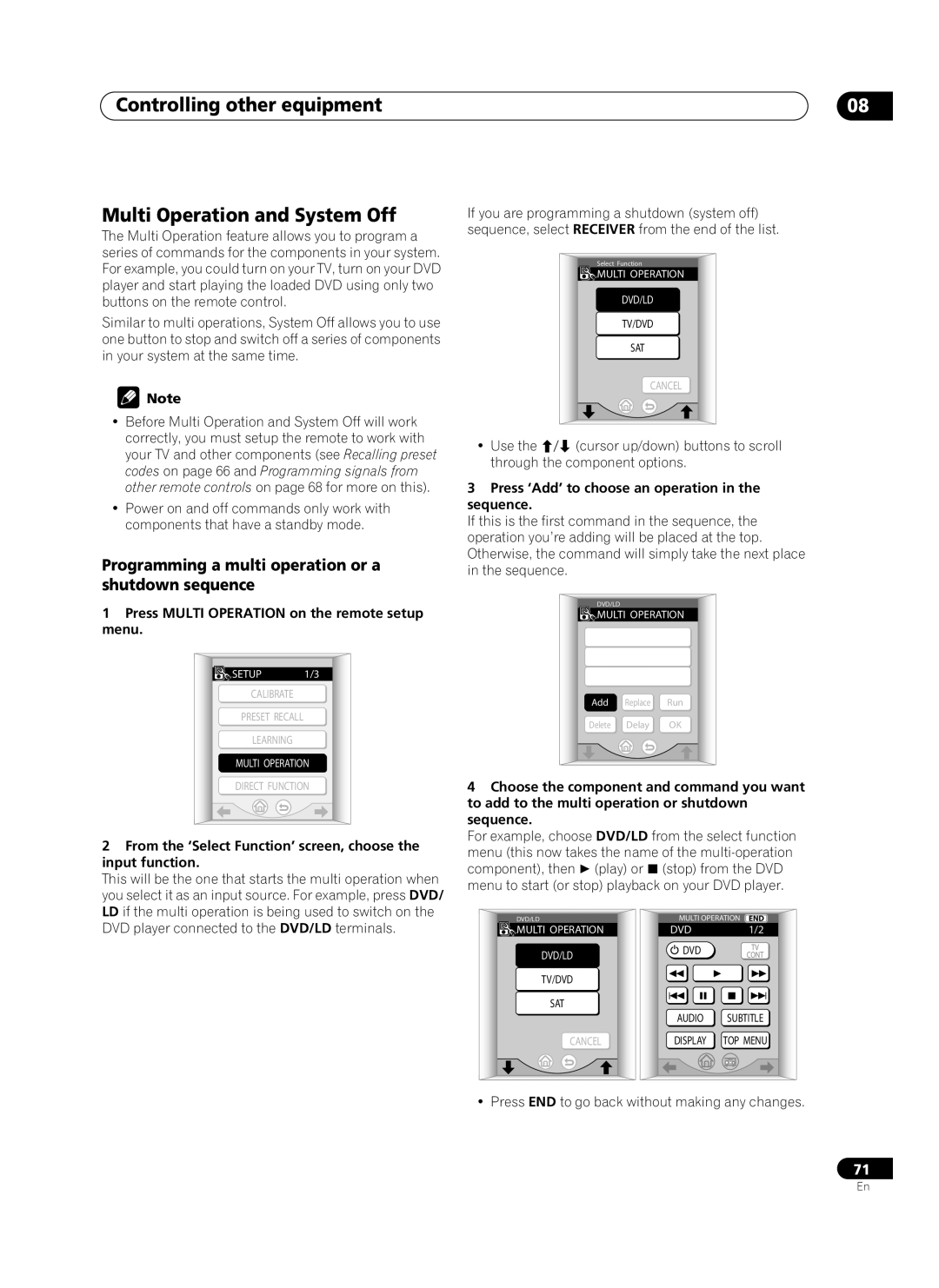 Pioneer VSX-AX10Ai-G manual From the ‘Select Function’ screen, choose, Input function 