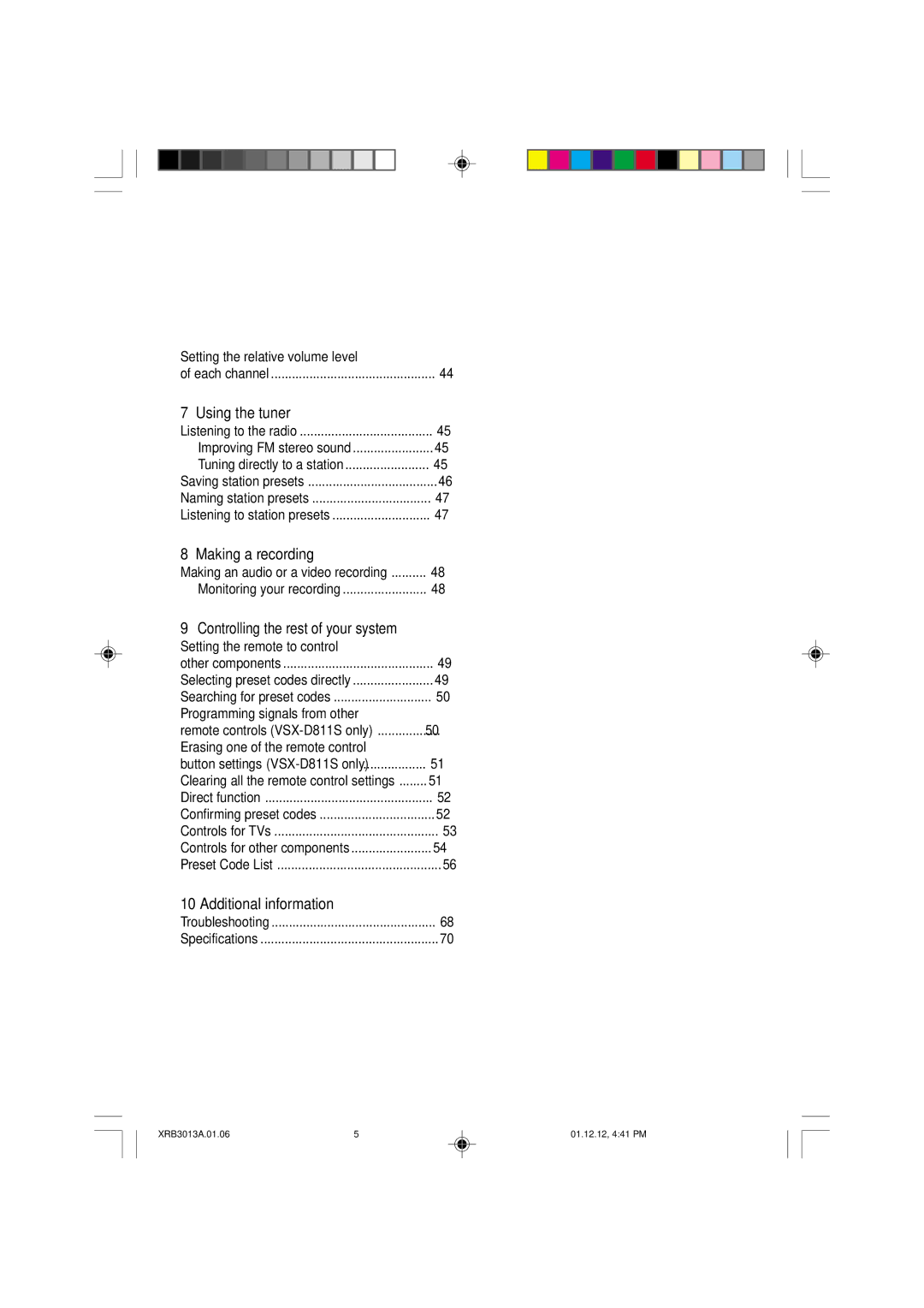 Pioneer VSX-D711, VSX-D811S manual Making a recording 