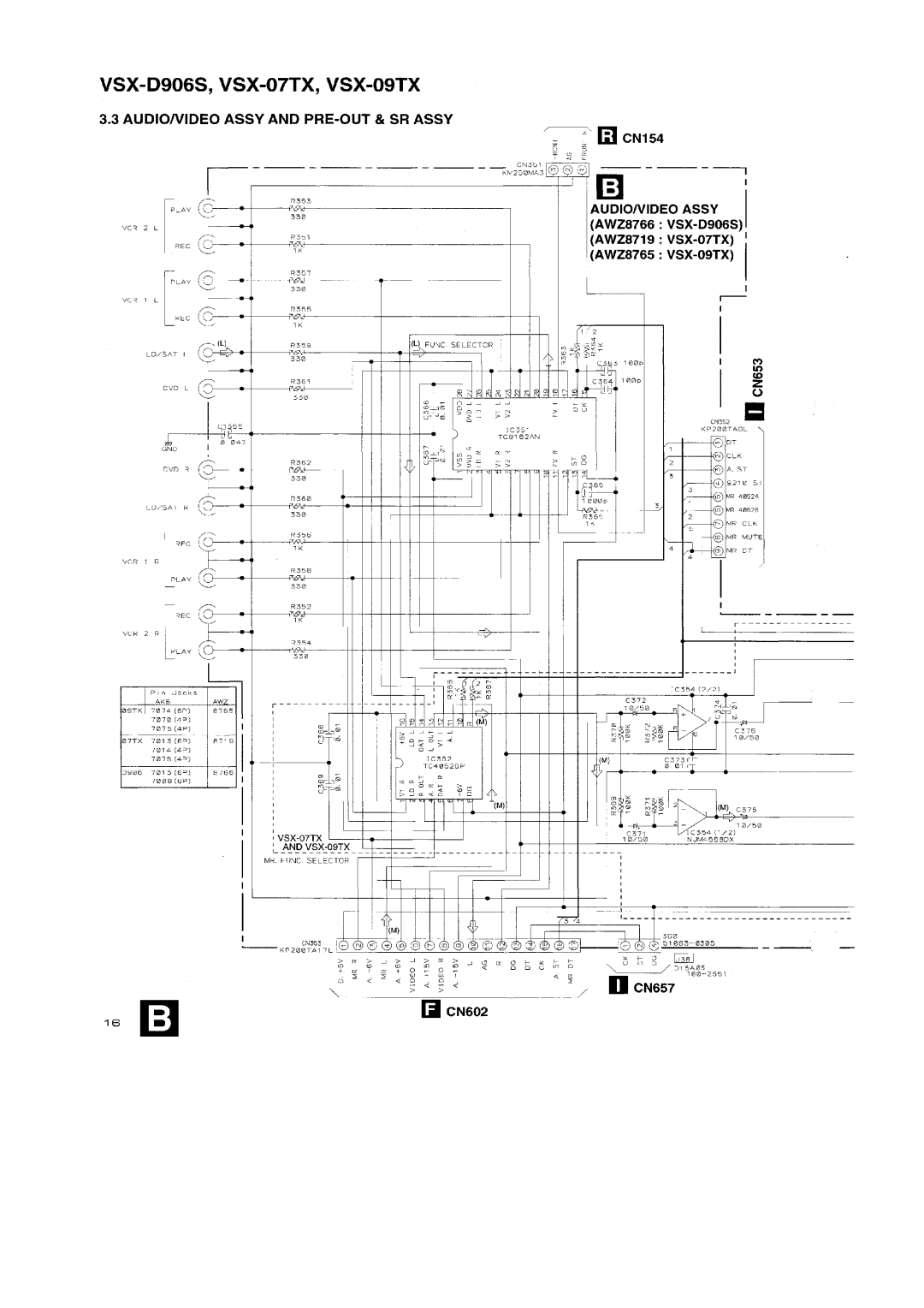 Pioneer VSX-D906S, VSX-09TX manual 