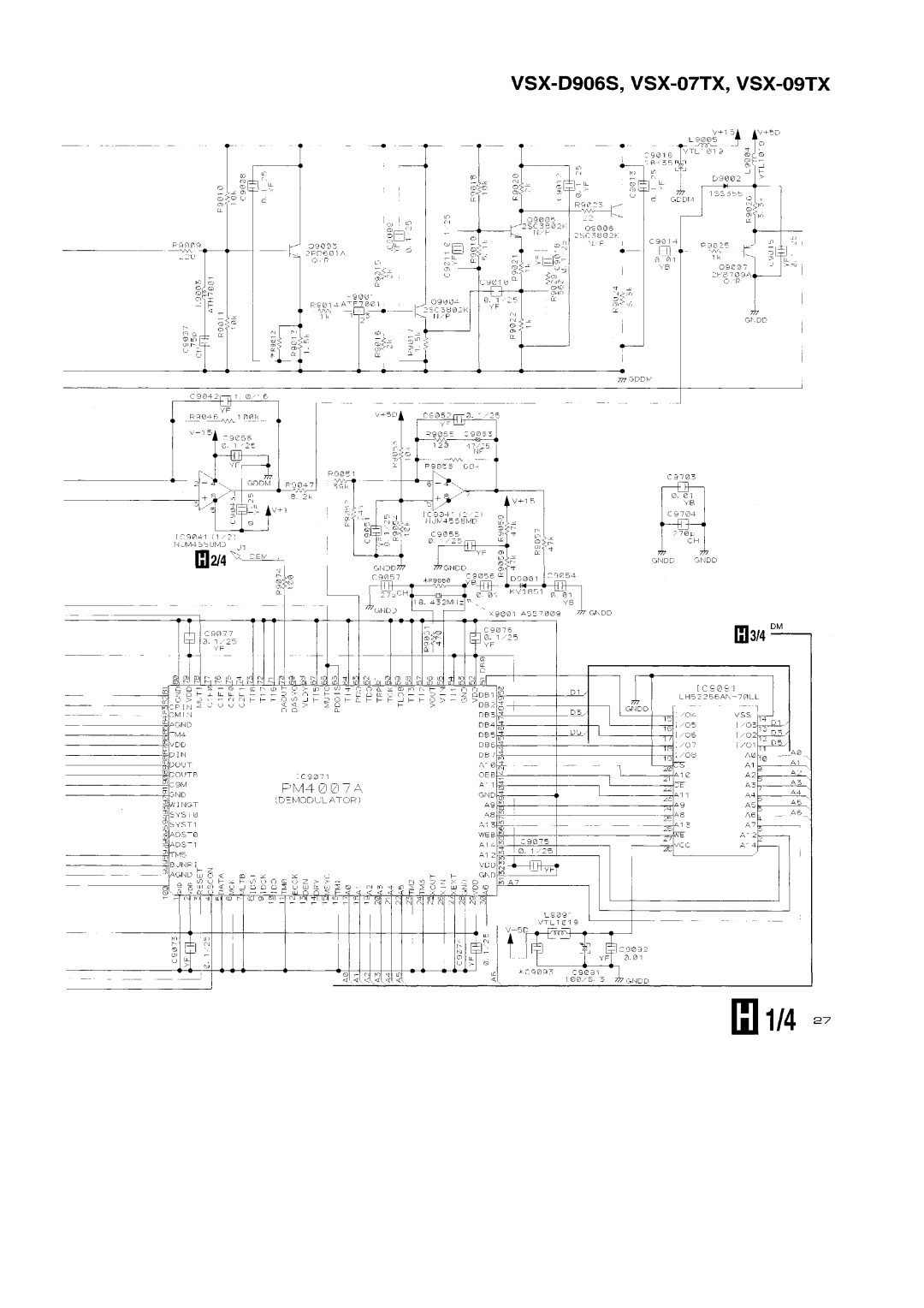 Pioneer VSX-09TX, VSX-D906S manual 