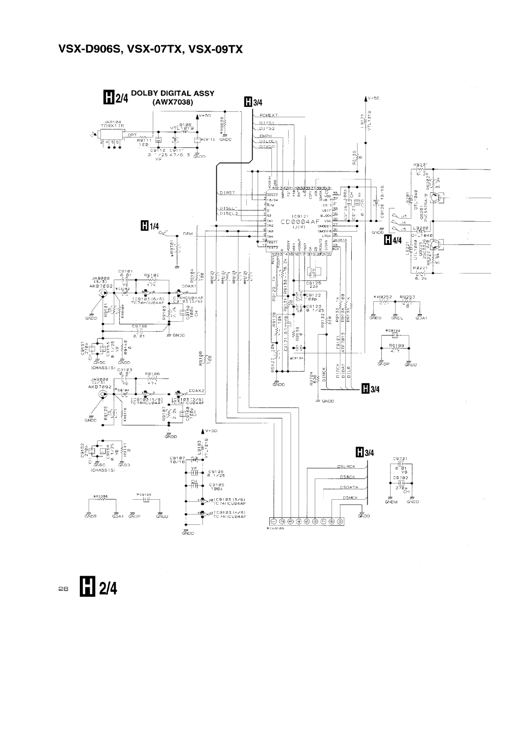 Pioneer VSX-D906S, VSX-09TX manual 