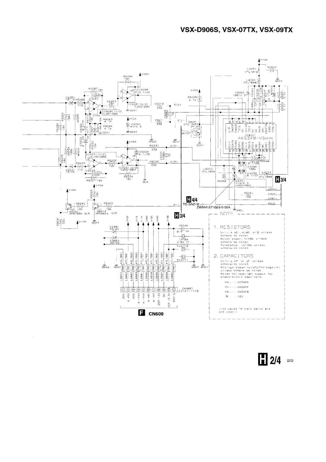 Pioneer VSX-09TX, VSX-D906S manual 