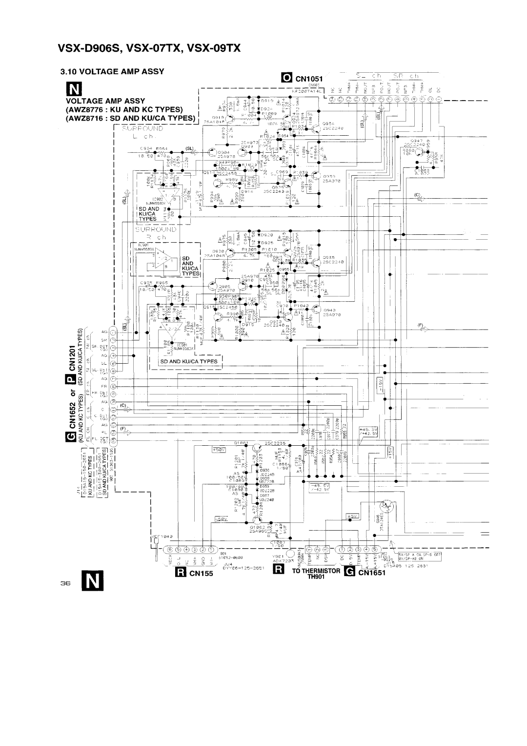 Pioneer VSX-D906S, VSX-09TX manual 