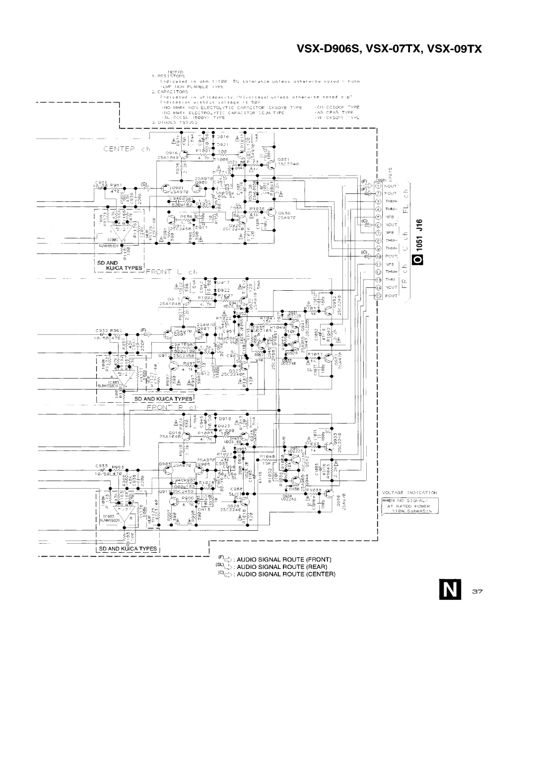 Pioneer VSX-09TX, VSX-D906S manual 