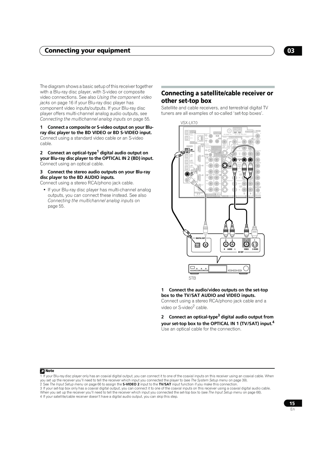 Pioneer VSX-LX60 operating instructions Connecting your equipment 