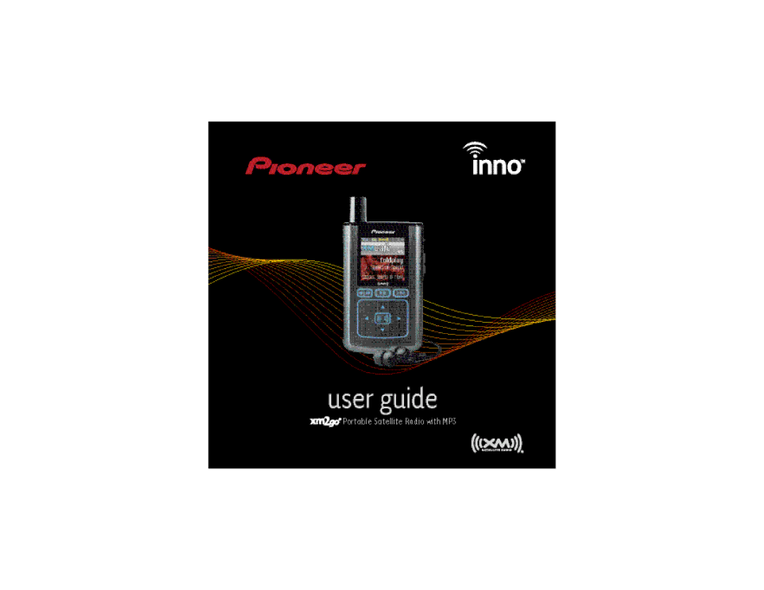 Pioneer XM2GO manual 