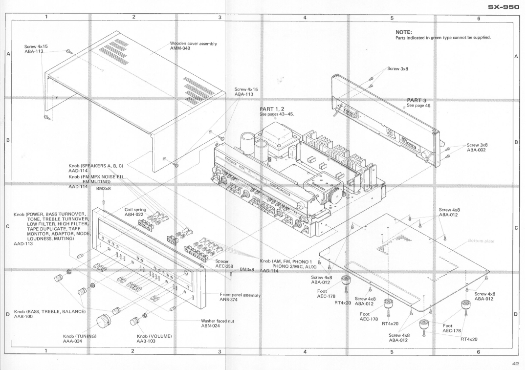 Pioneer XS-950 manual 