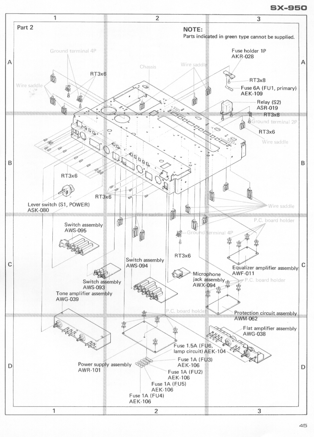 Pioneer XS-950 manual 