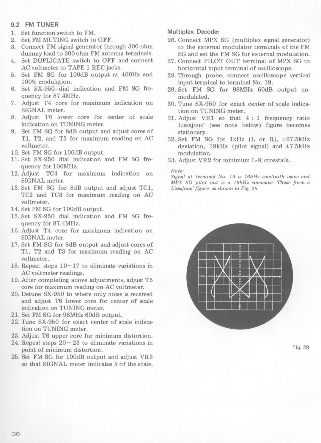 Pioneer XS-950 manual 