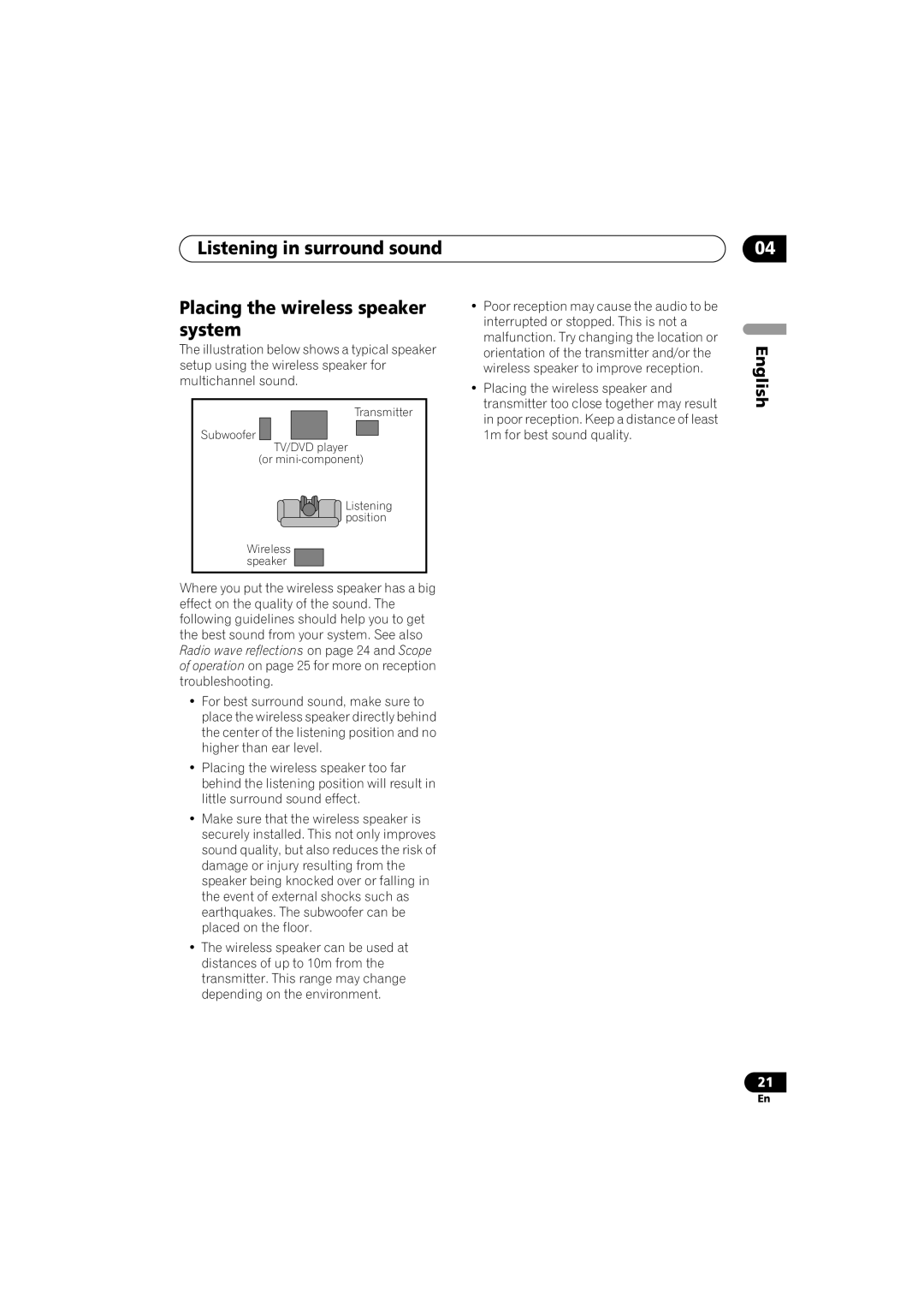 Pioneer XW-HT1 manual English 