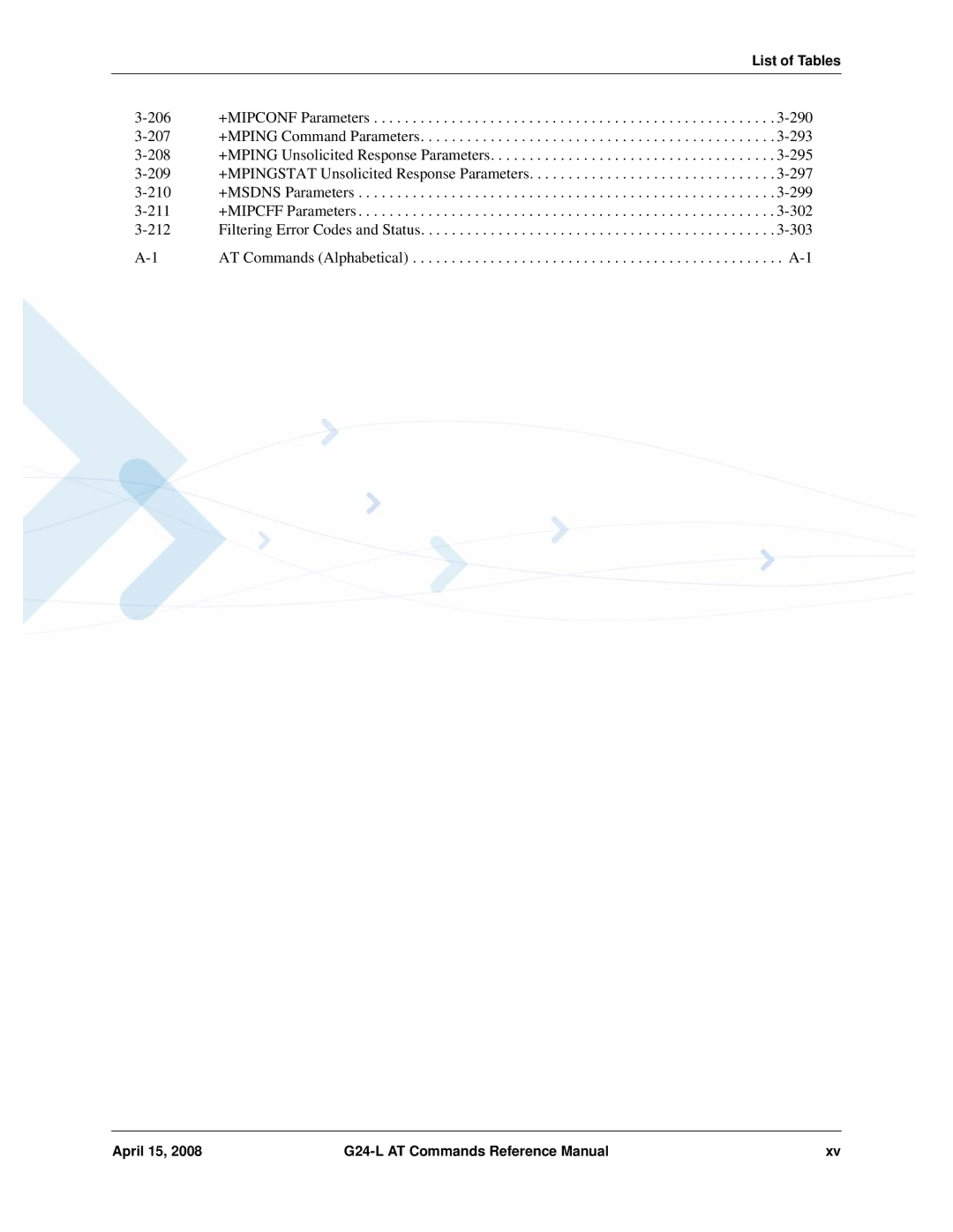 PIONEERPOS G24-LC manual April 15 G24-L AT Commands Reference Manual 