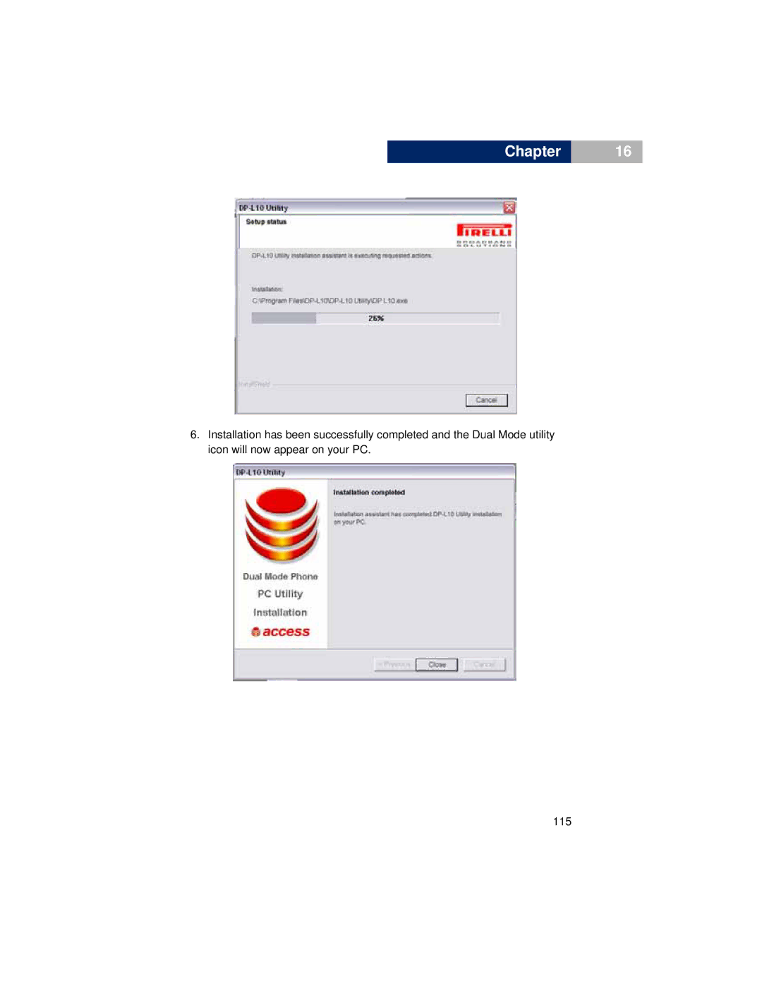 Pirelli DP-L10 manual Chapter 