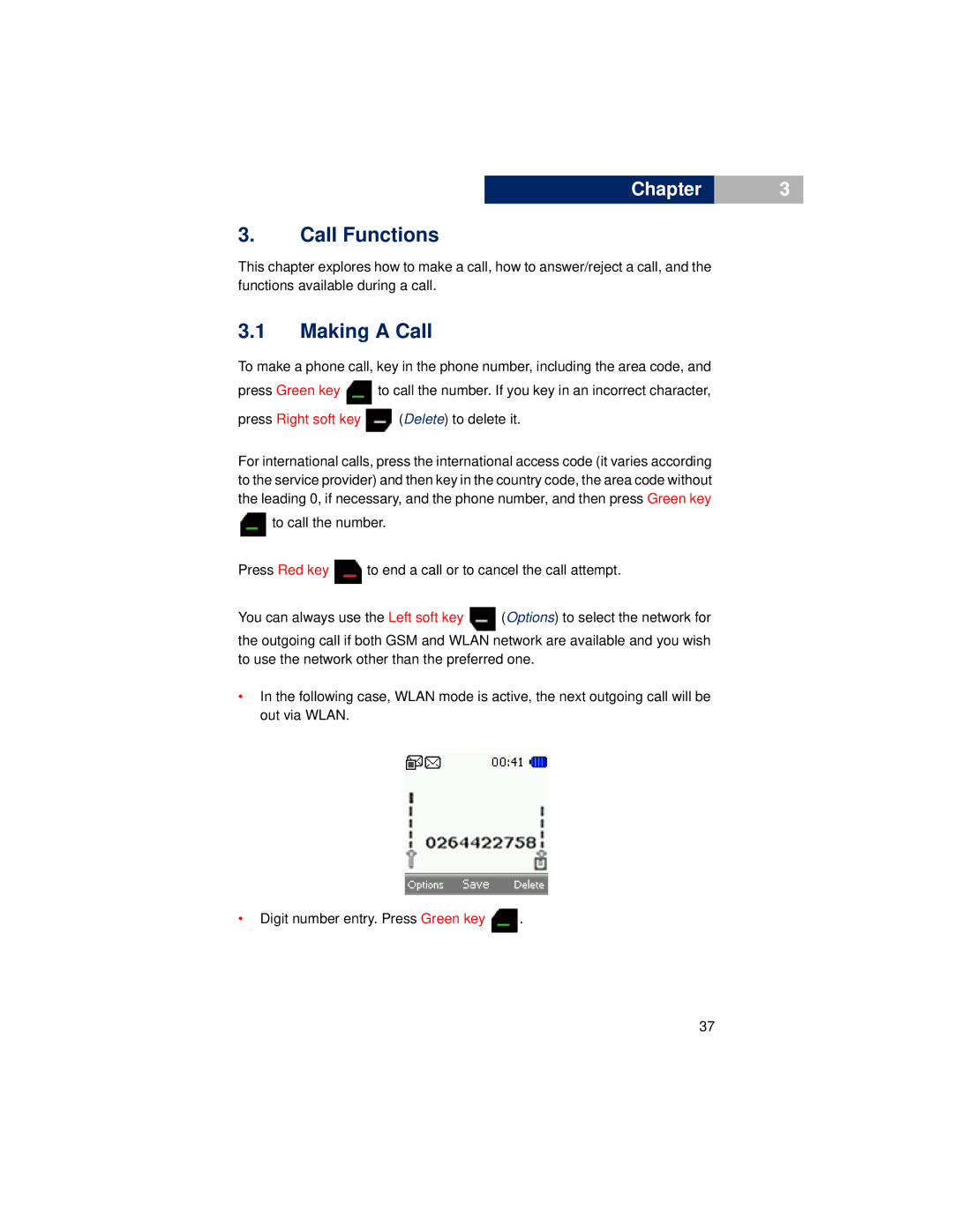 Pirelli DP-L10 manual Call Functions, Making a Call 