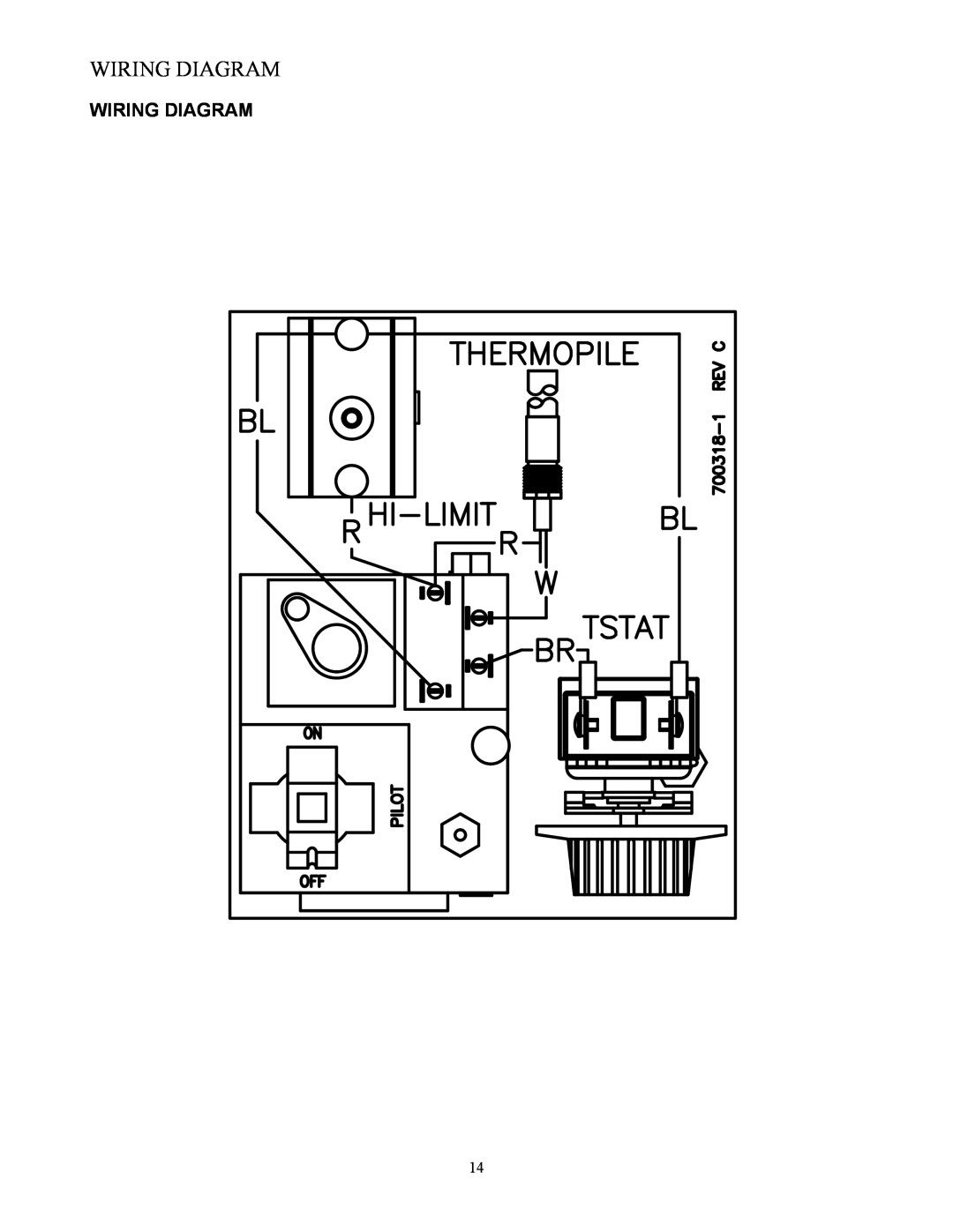 Pitco Frialator L20-299 operation manual Wiring Diagram 