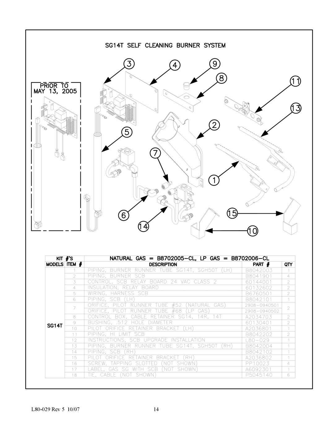 Pitco Frialator installation instructions L80-029 Rev 5 10/07 