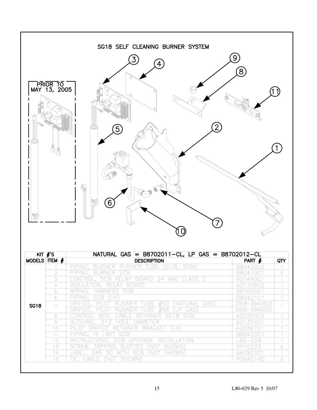 Pitco Frialator installation instructions L80-029 Rev 5 10/07 