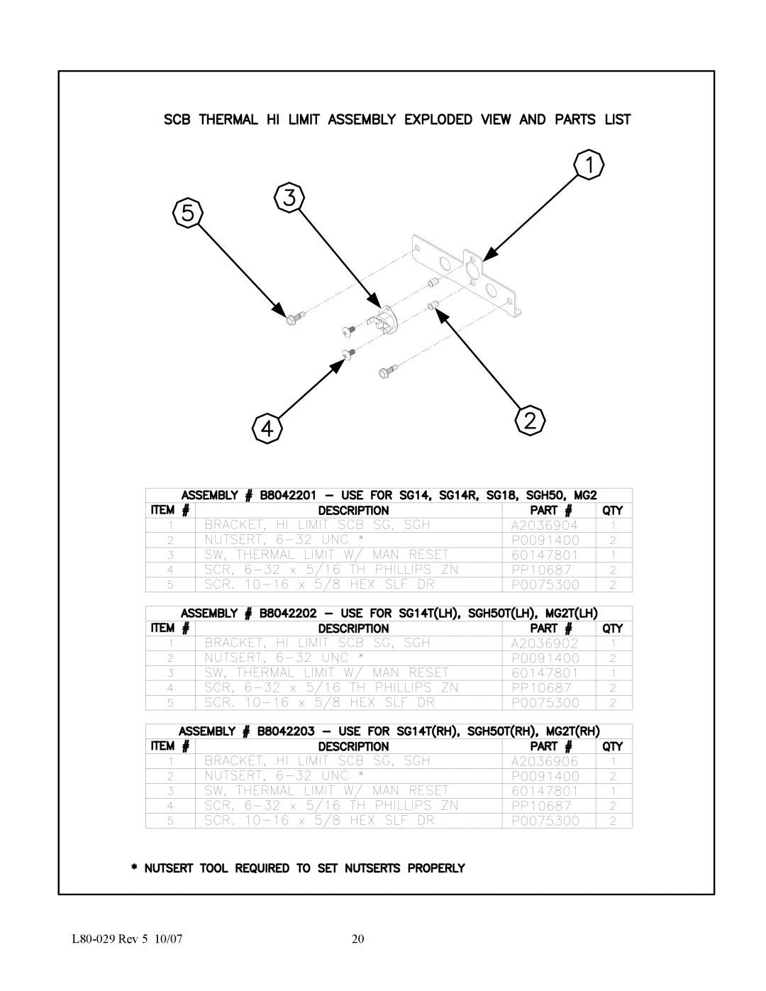 Pitco Frialator installation instructions L80-029 Rev 5 10/07 