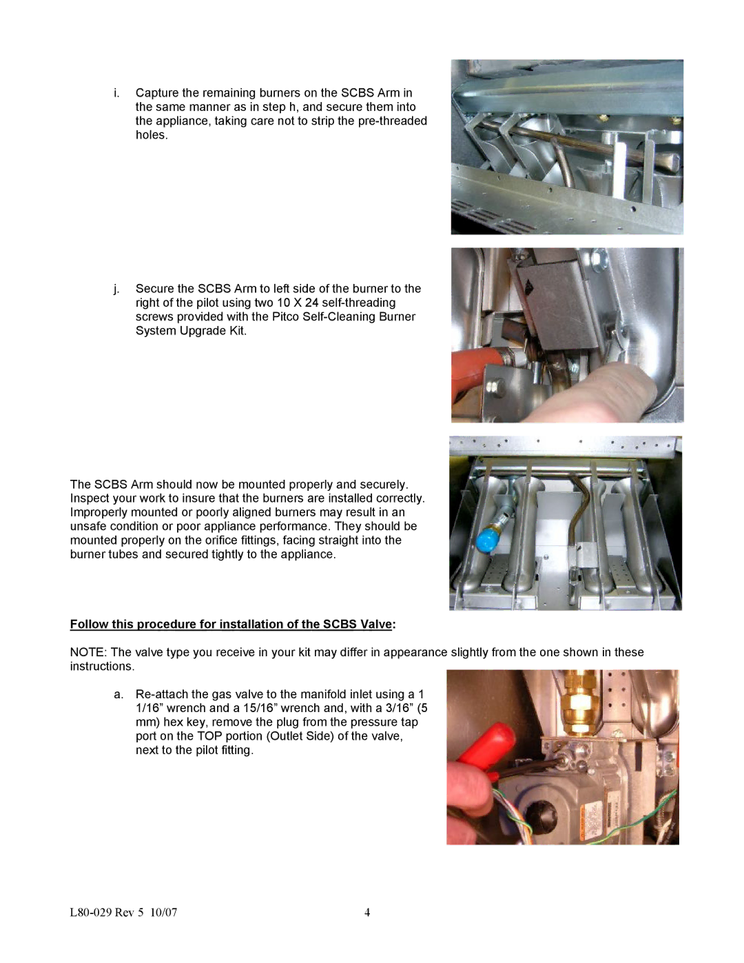 Pitco Frialator L80-029 installation instructions 