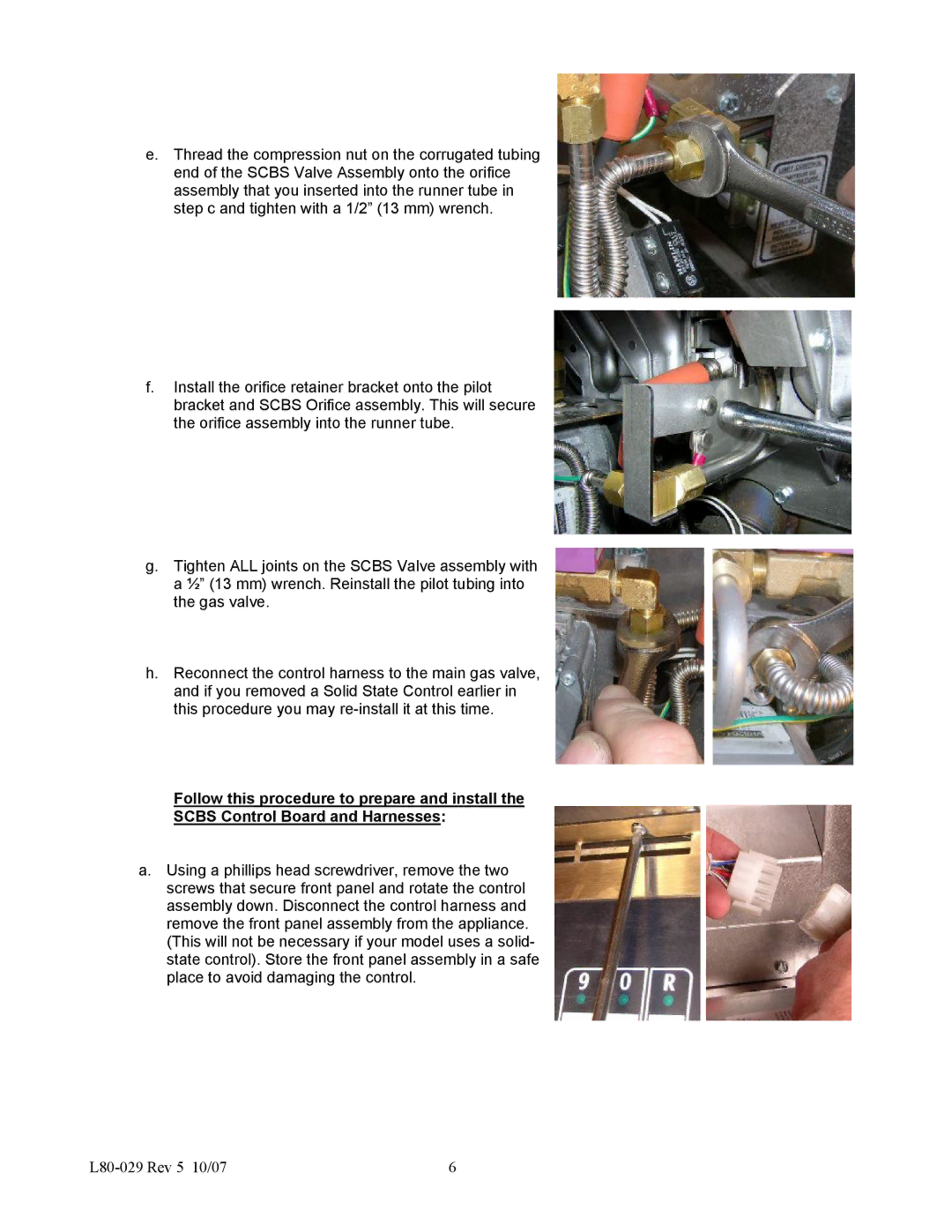 Pitco Frialator L80-029 installation instructions 