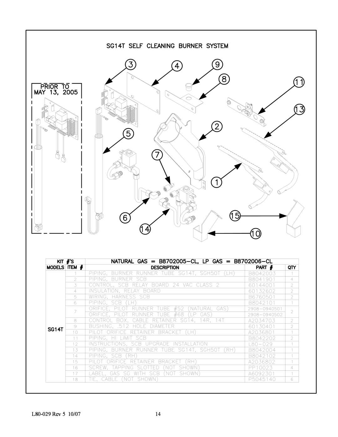 Pitco Frialator installation instructions L80-029Rev 5 10/07 