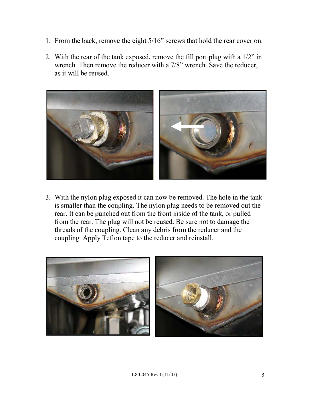 Pitco Frialator PE14D installation instructions L80-045 Rev0 11/07 