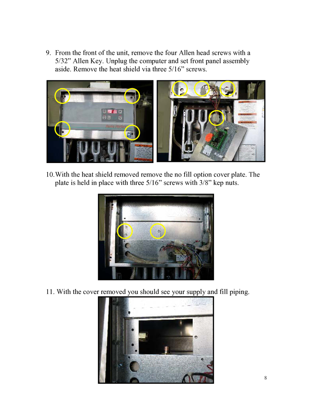 Pitco Frialator PE14D installation instructions L80-045 Rev0 11/07 