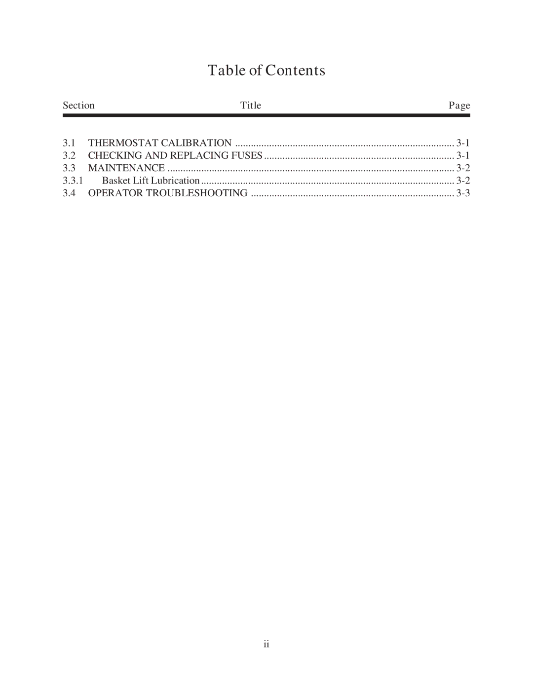 Pitco Frialator PPE14-L, and RSE14 manual Thermostat Calibration 