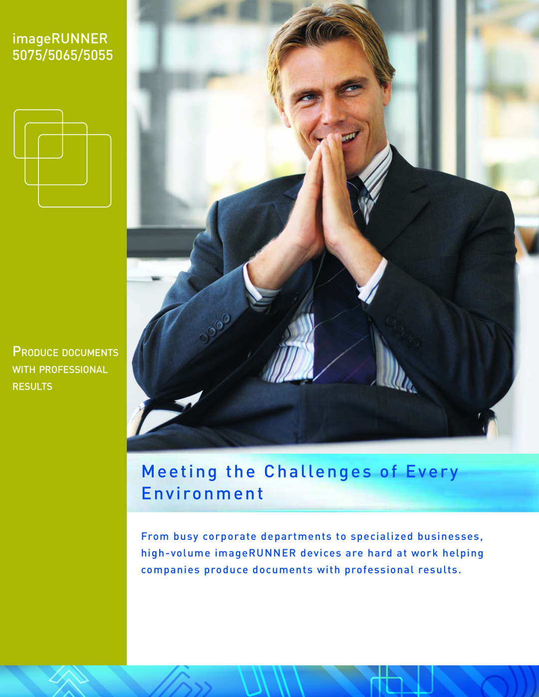 Pitney Bowes 5055, 5065 manual Meeting the Challenges of Every Environment, Produce documents with professional results 