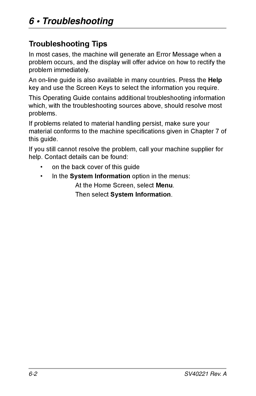 Pitney Bowes D1500, D1600 manual Troubleshooting Tips 