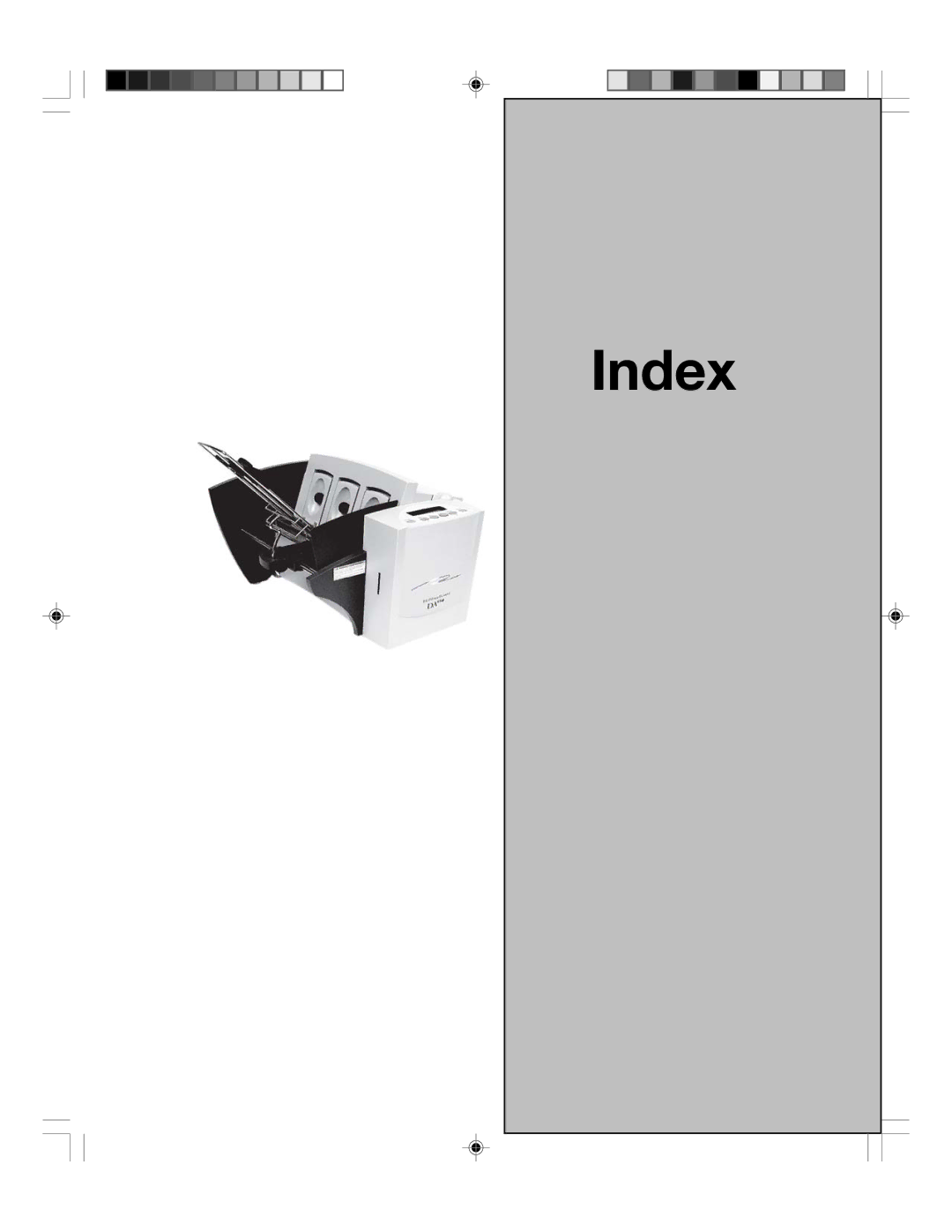 Pitney Bowes DA550, DA500 manual Index 