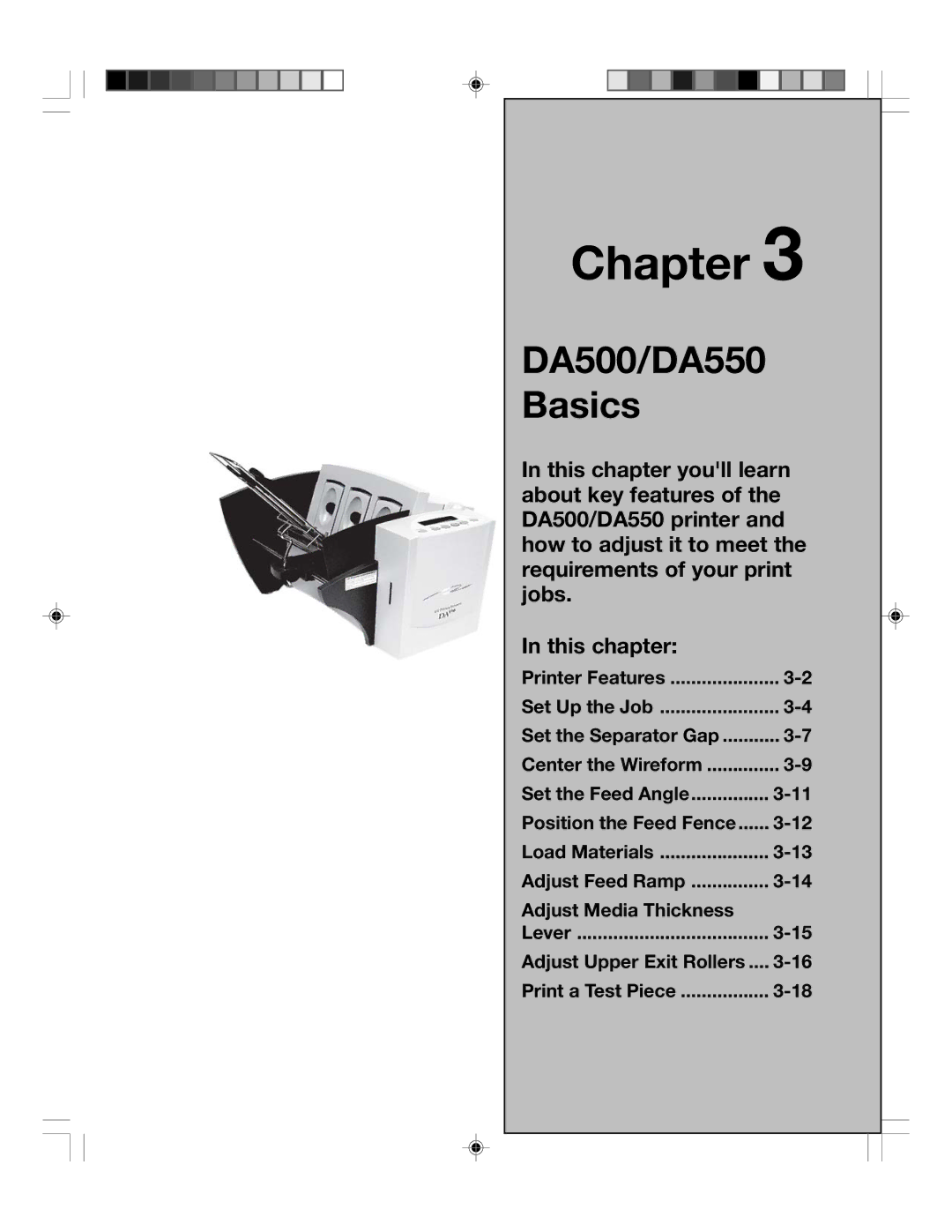 Pitney Bowes manual DA500/DA550 Basics 