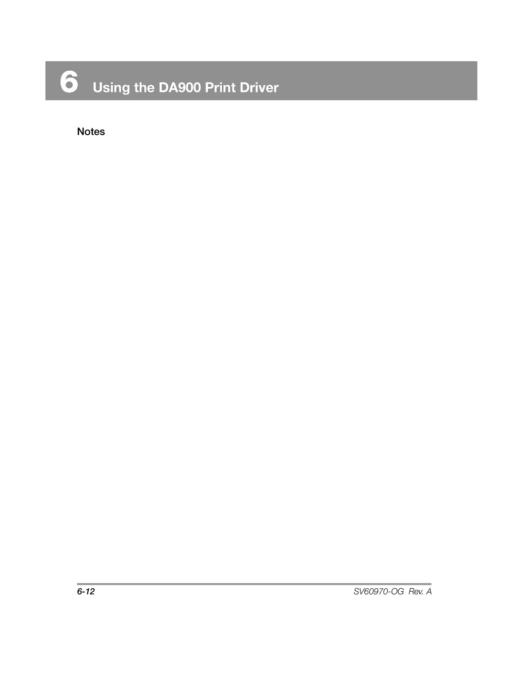 Pitney Bowes manual Using the DA900 Print Driver 