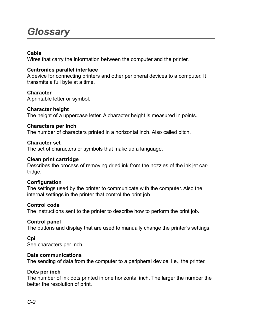 Pitney Bowes DA950 manual Glossary 