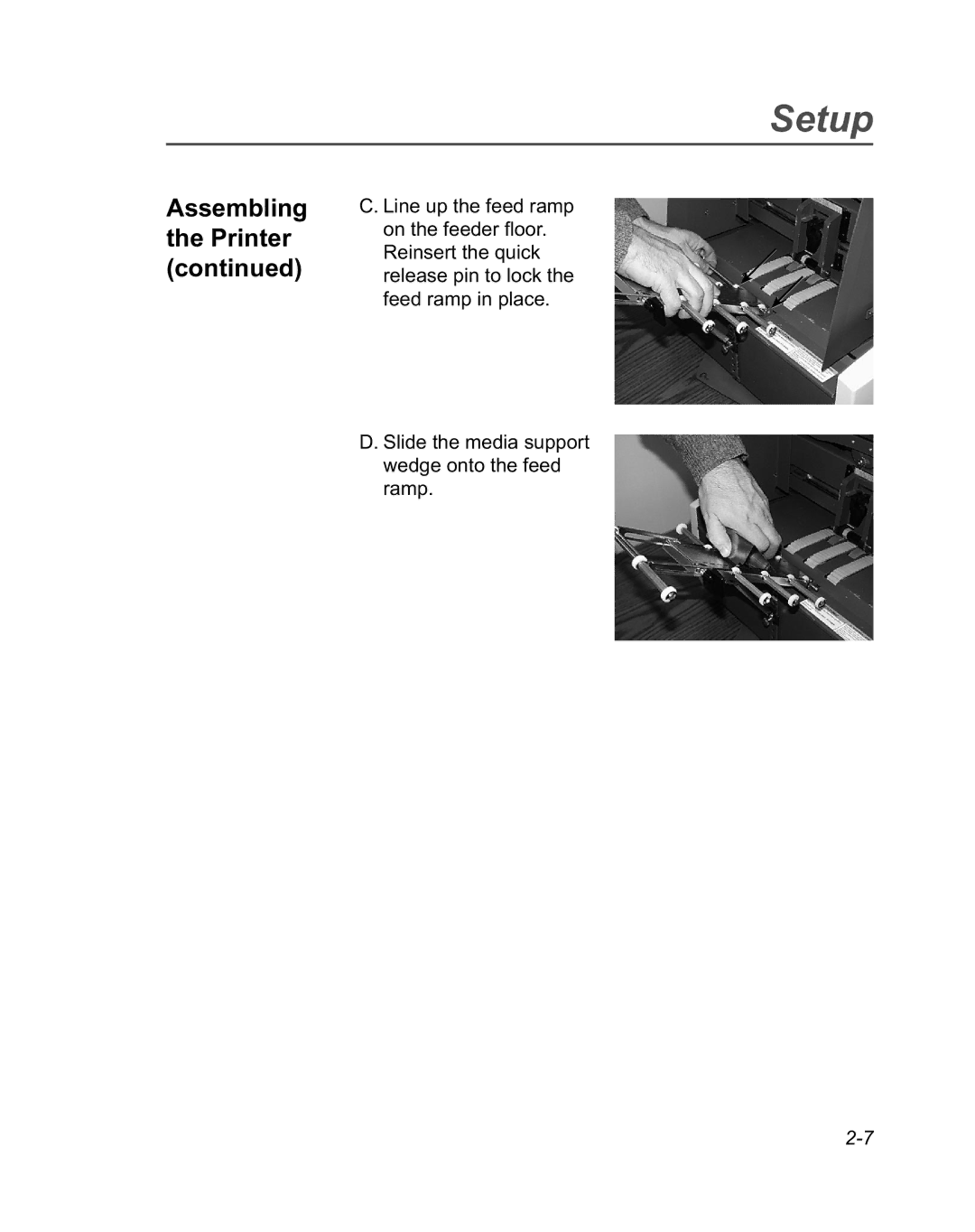 Pitney Bowes DA950 manual Setup 