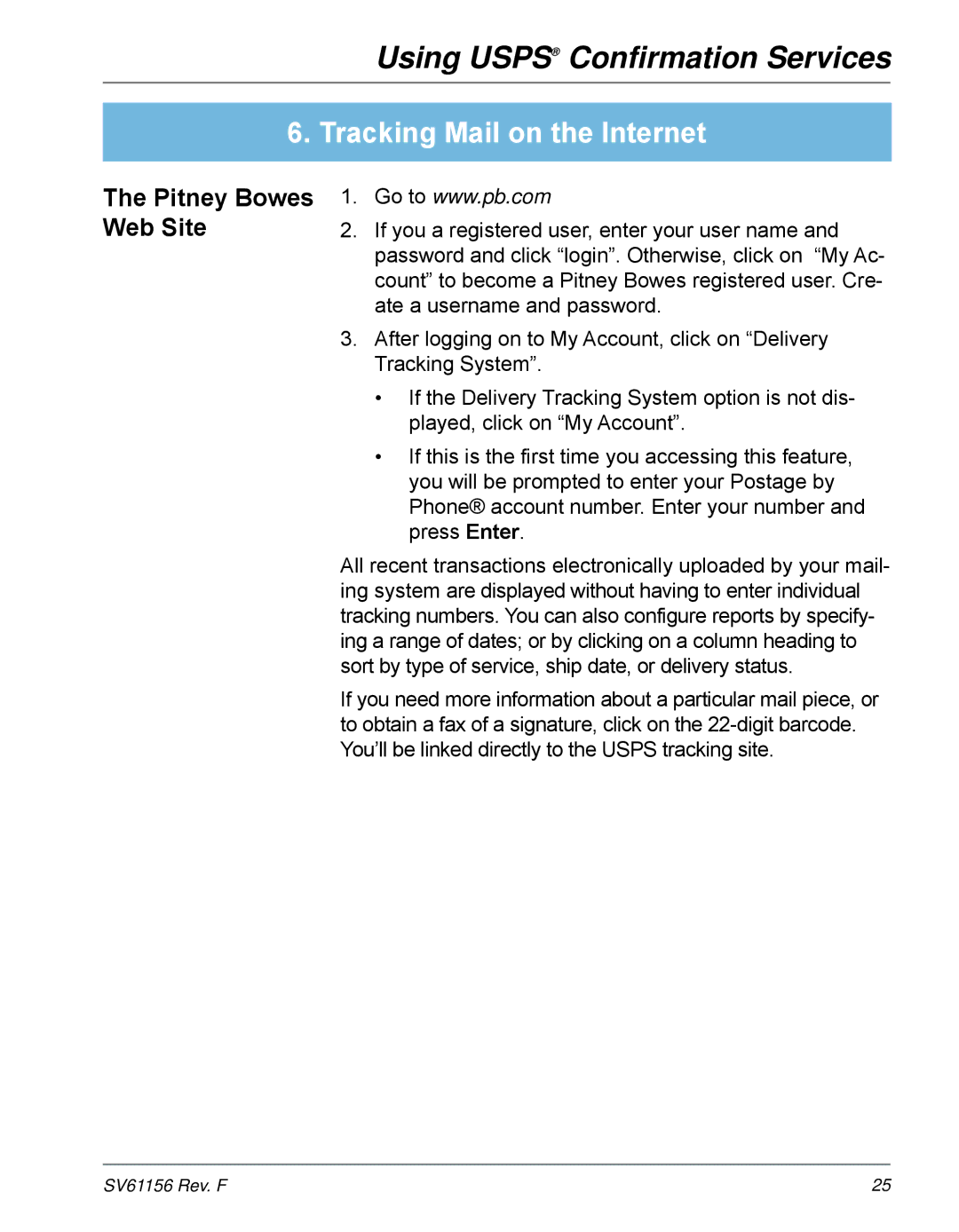 Pitney Bowes DP475, DM225, DM300C, DM200L, DM400C, DM100i, DM125, DP450C, DM475, DP400C, DP100i, DP200L, DP300C Pitney Bowes Web Site 