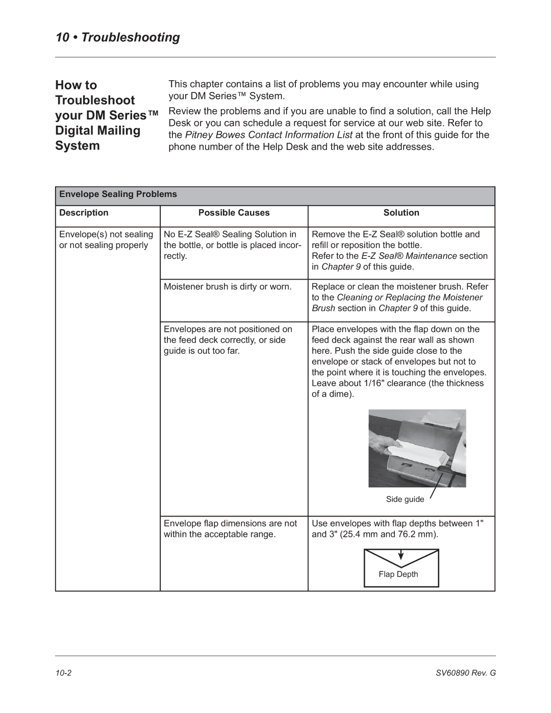 Pitney Bowes DM550, DM500 manual Troubleshooting, How to Troubleshoot your DM Series Digital Mailing System 