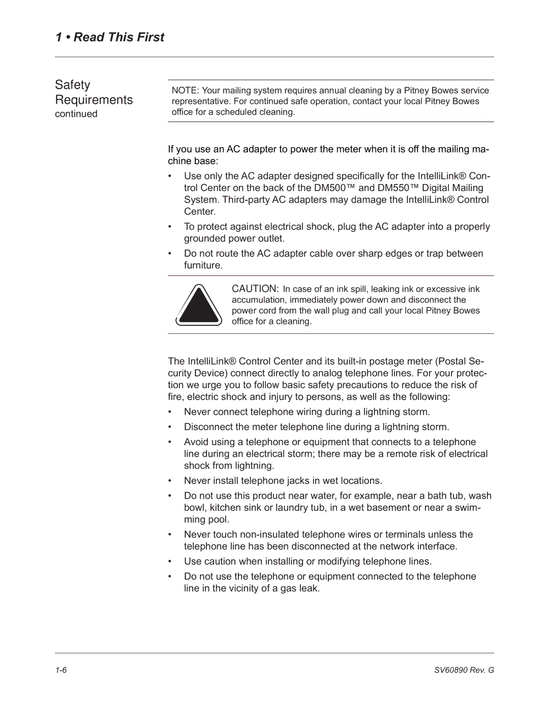 Pitney Bowes DM550, DM500 manual Read This First 