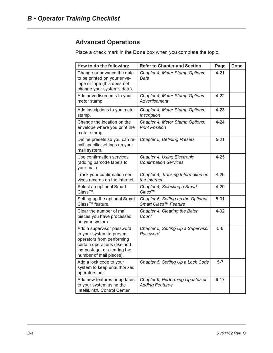 Pitney Bowes DM800 manual Advanced Operations, Password 