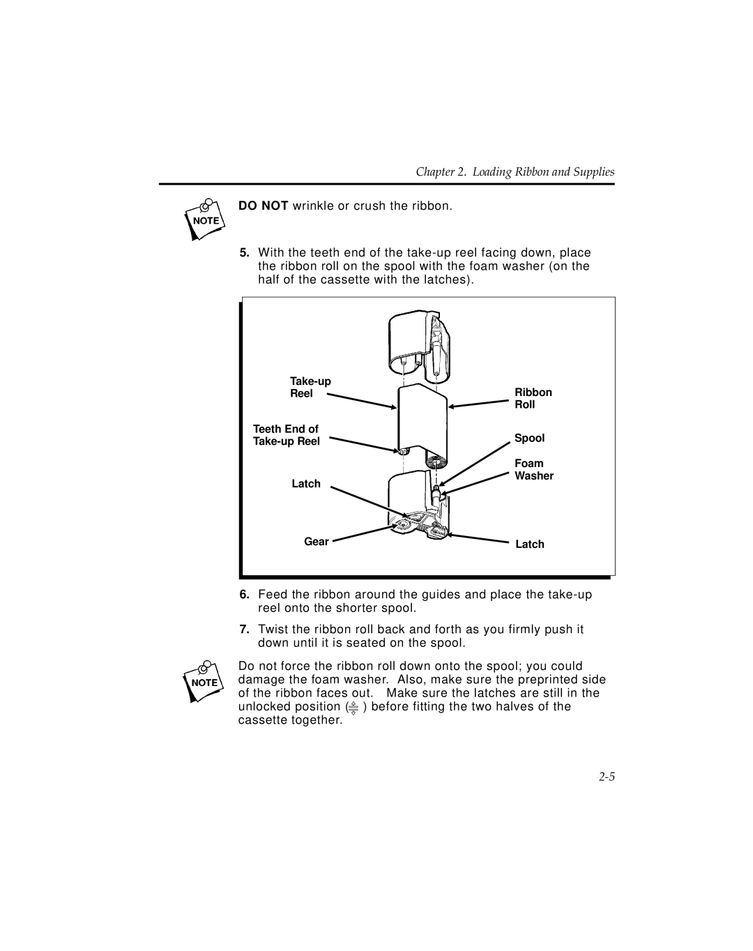 Pitney Bowes J641, J640 manual Loading Ribbon and Supplies 